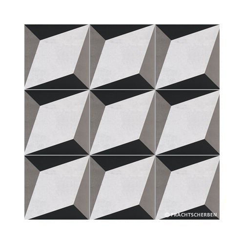 Serie GEO, Cube Gris Feinsteinzeug 20×20 / 0,9 cm (R10), Preis: 81,00 € / m² *